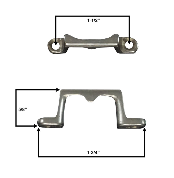 WRS 1-3/4" Keeper - White Bronze