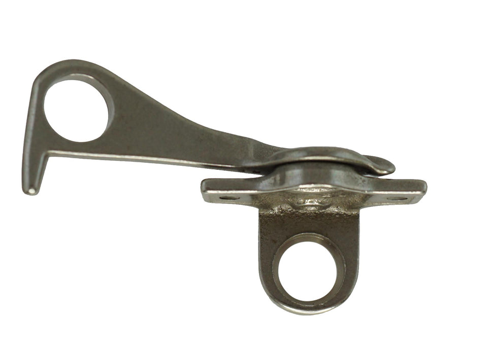 White Bronze 1-9/16" Pole Operated Sweep Lock