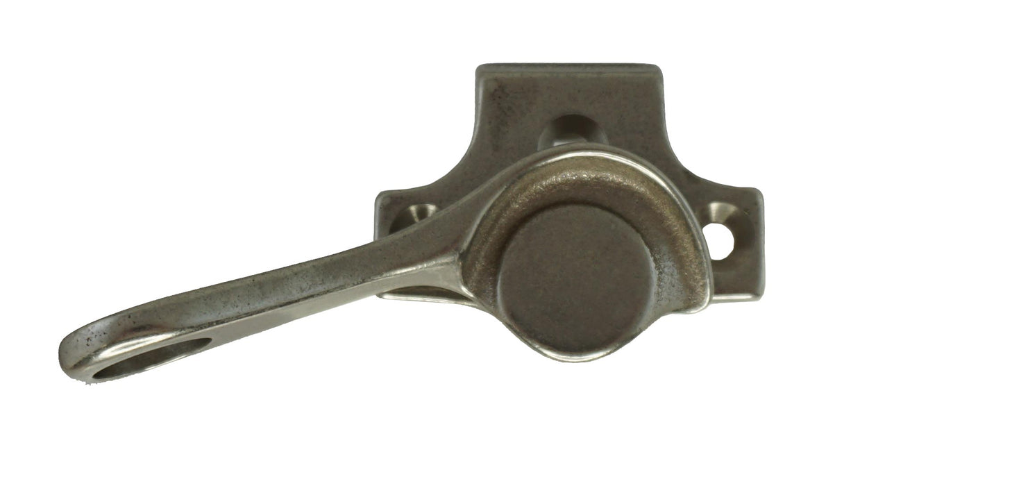 White Bronze 1-9/16" Pole Operated Sweep Lock