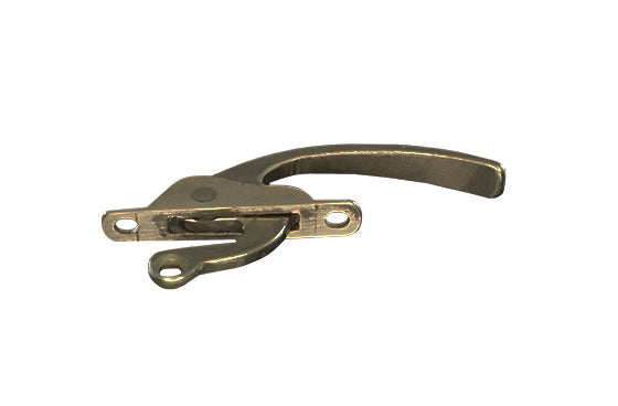 WRS Countersunk 2 Point Lower Casement Locking Handle - White Bronze