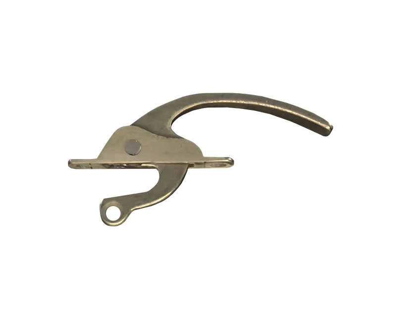 WRS Countersunk 2 Point Lower Casement Locking Handle - White Bronze