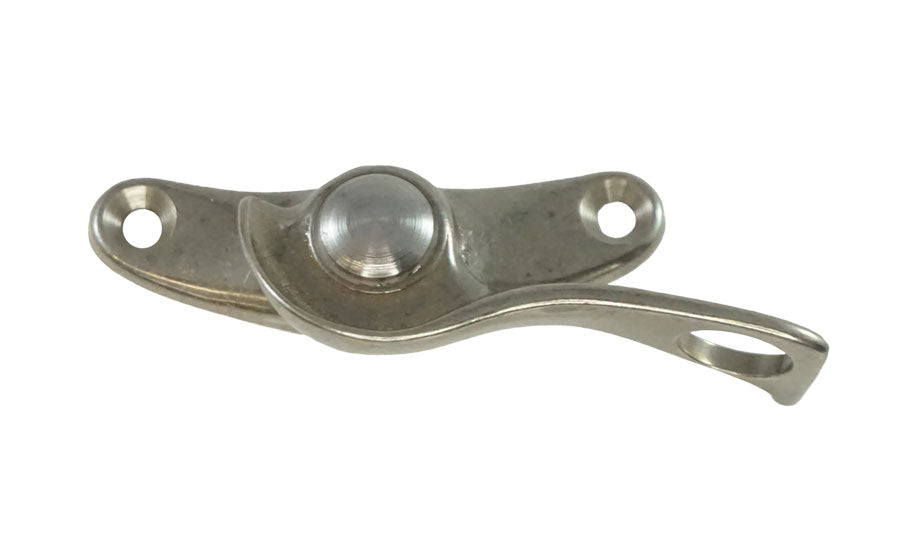 2-3/4" Pole Operated Sweep Lock - White Bronze