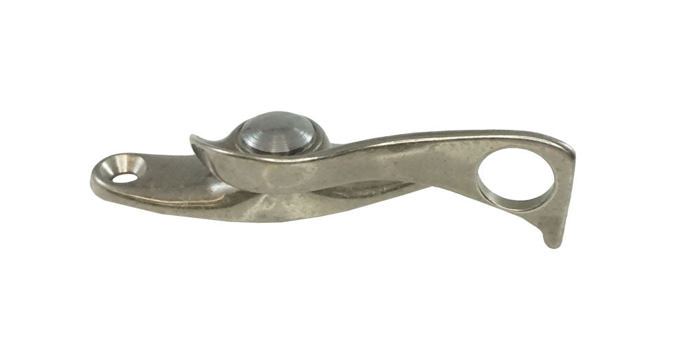 2-3/4" Pole Operated Sweep Lock - White Bronze