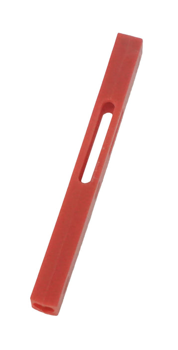 WRS 3-1/8" Red Plastic Common Bottom Guide - Left Hand