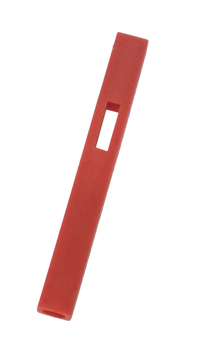 WRS 3-1/8" Red Plastic Common Bottom Guide - Left Hand