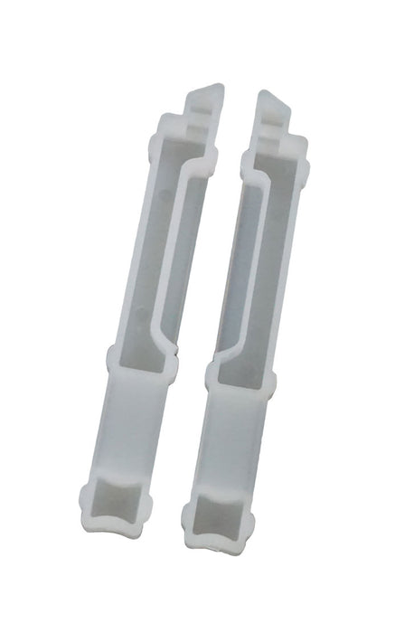 WRS 4" Storm Window Slide Bolt Set - White Nylon