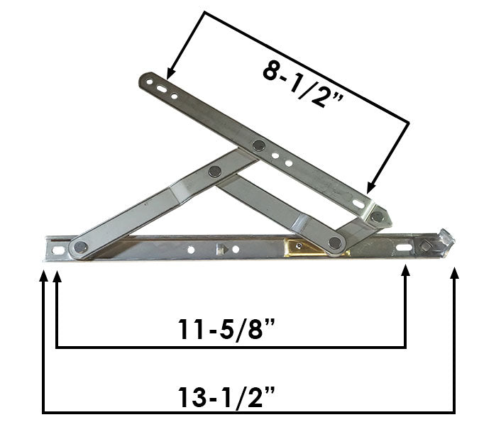 WRS Series 2000 12" Stainless Steel Projection Hinge