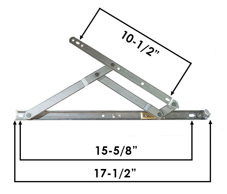 WRS Series 2000 16" Stainless Steel Projection Hinge
