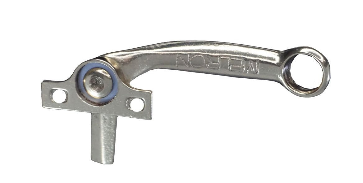 Pole Ring Handle (1.032" Nose) - Bright Polished Brass