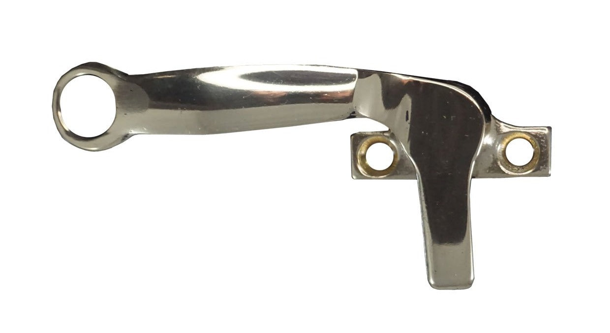 Pole Ring Handle (1.032" Nose) - Bright Polished Brass