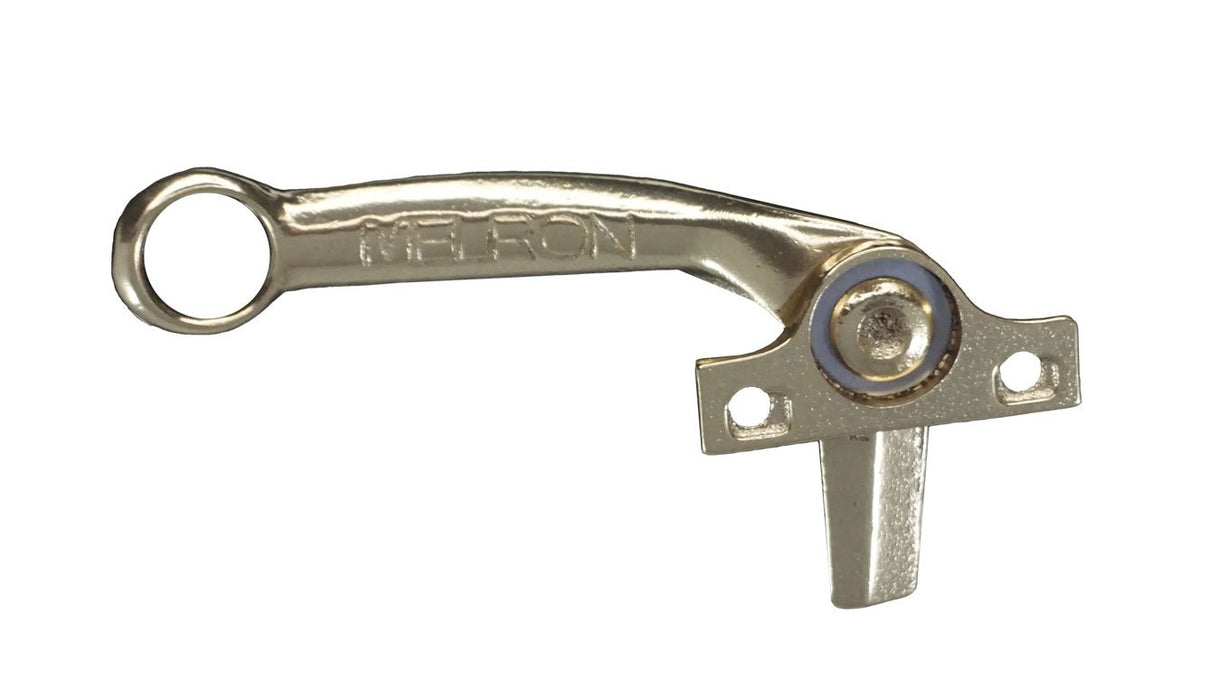 Pole Ring Handle (1.032" Nose) - Bright Polished Brass