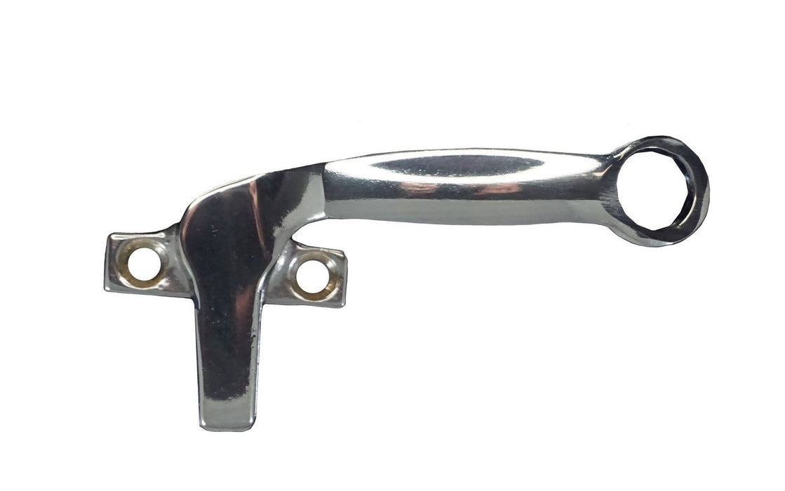 Pole Ring Handle (1.032" Nose) - Bright Polished Brass