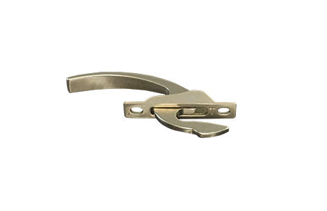 WRS 2-1/2" Single Point Casement Locking Handle - White Bronze