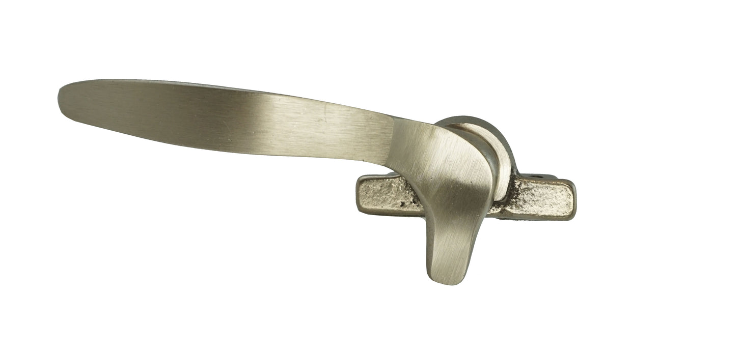 WRS Left Hand Angle Base Cam Handle - White Bronze