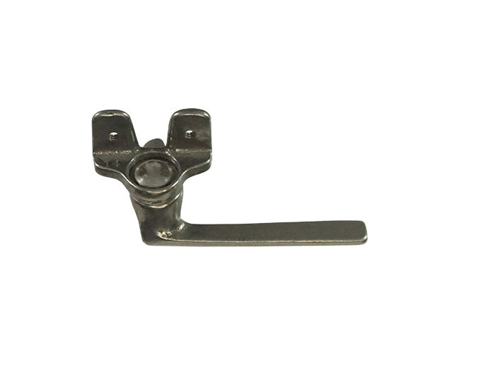 WRS 1-1/4" Right Hand Angle Base Project-Out Cam Handle - White Bronze