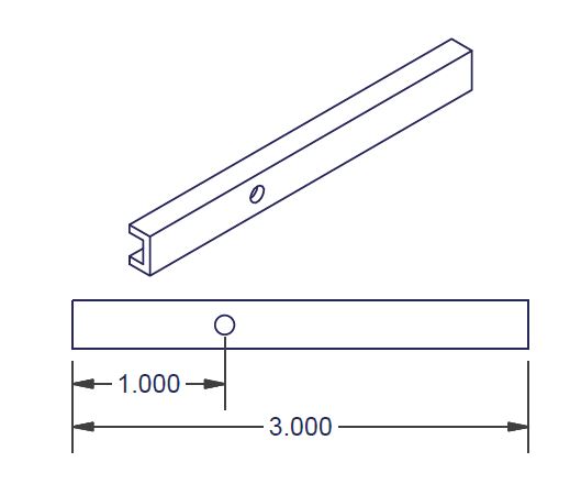 WRS 3" Pivot Bar  -  Steel