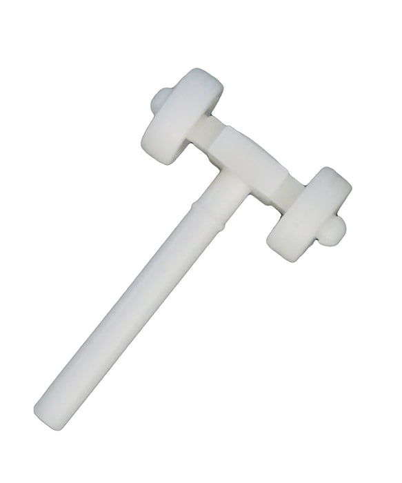 WRS 1-3/4" Closet Door Roller - White Nylon