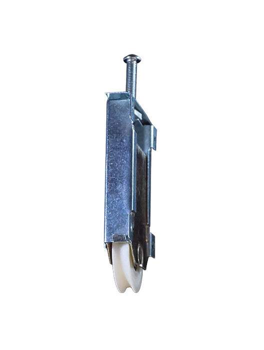 WRS 5-3/16" Bottom Closet Door Roller - Aluminum Housing, Nylon Roller Wheel