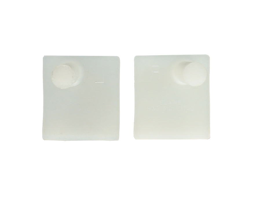 WRS Left & Right Hand Pressure Shoe Set with 1-7/16" Pins - White Nylon