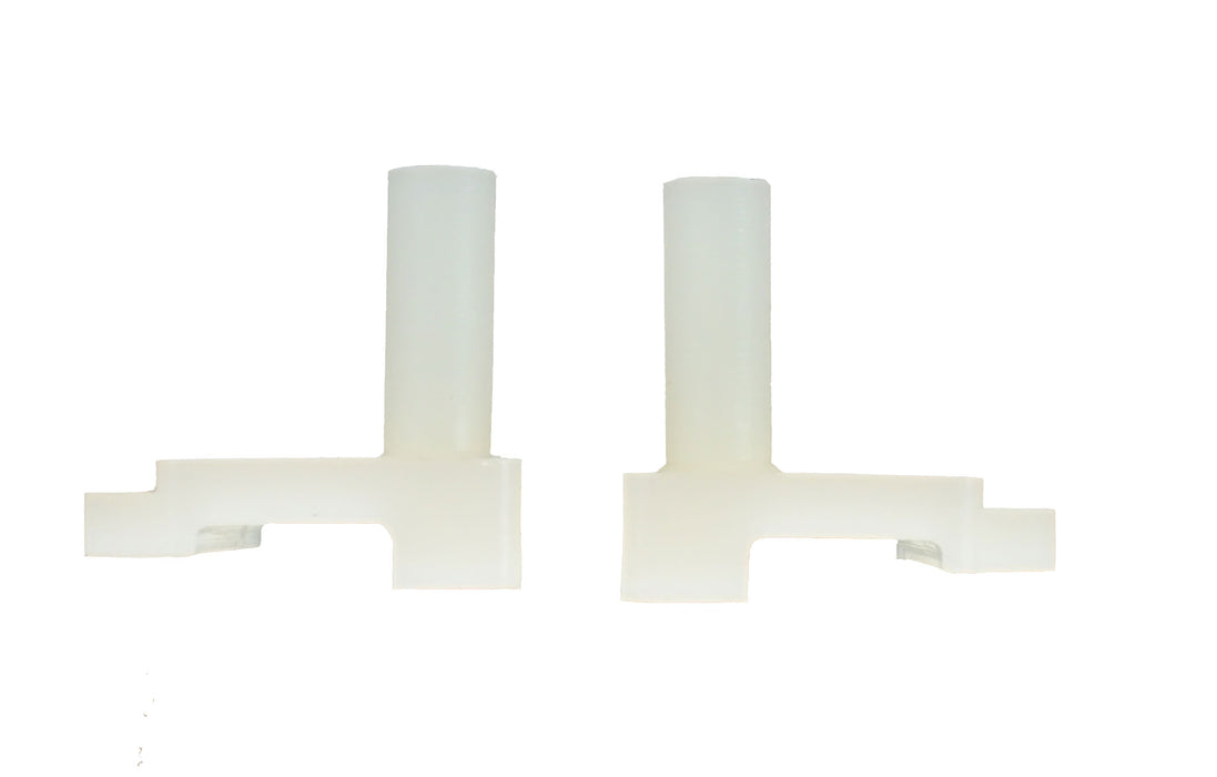 WRS Left Hand & Right Hand Pressure Shoe Set with 3/8" Pins - White Nylon