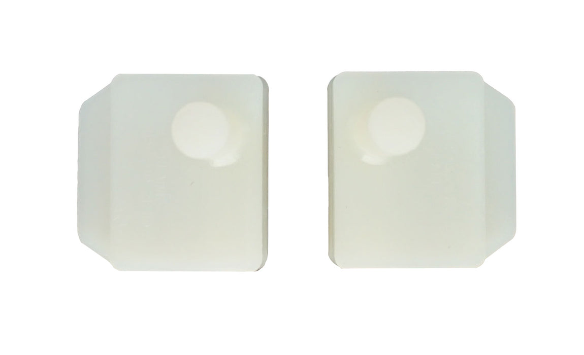 WRS Left Hand & Right Hand Pressure Shoe Set with 3/8" Pins - White Nylon