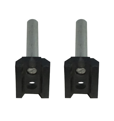 WRS 1-3/8" Left & Right Hand Pressure Shoe Set  -  White