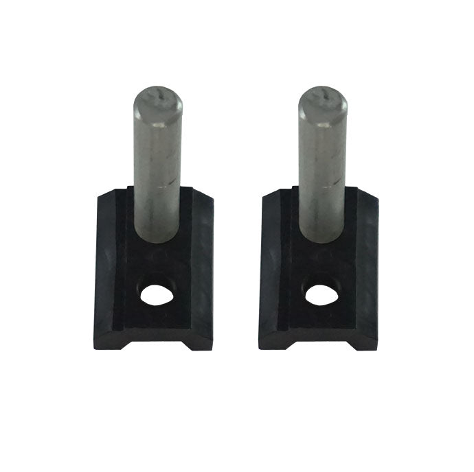 WRS 1-3/8" Left & Right Hand Pressure Shoe Set  -  White