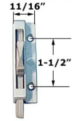 WRS 1-1/2" Slide Latch - Zinc