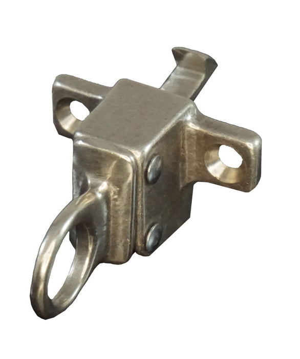 WRS 1.281" Pole Operated Spring Catch - White Bronze