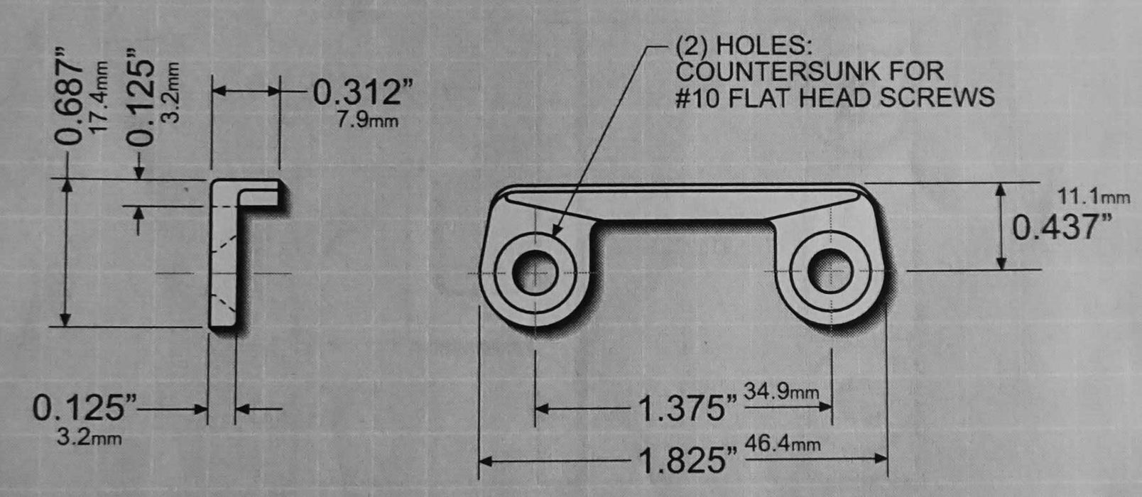 WRS 1-3/8" Keeper - White Bronze