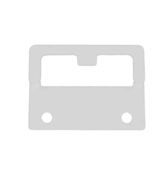 WRS 1.472" Face Mount Sash Keeper - White