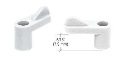 WRS 5/16" Screen Clip Latch - White or Black Nylon Finish
