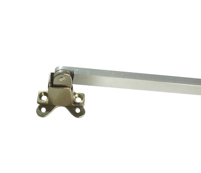 WRS 16" Under Screen Push Bar, Left or Right Hand - White Bronze