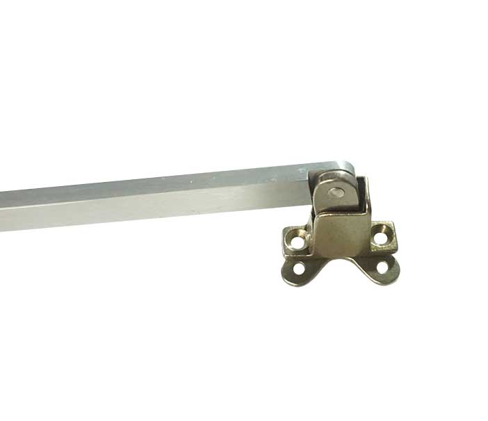WRS 16" Under Screen Push Bar, Left or Right Hand - White Bronze