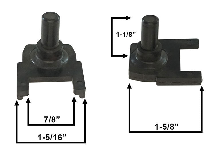 WRS 1-1/8" Pressure Shoe - Black