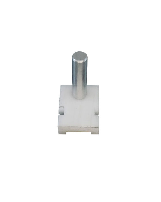 WRS Non-Handed White Nylon Pressure Shoe - 1-5/16" Metal Pin