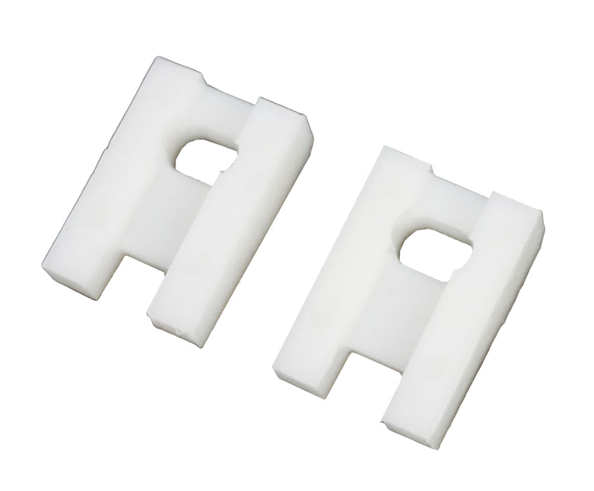 1-1/8" Pressure Shoe Set - White