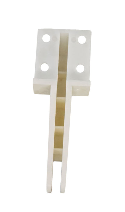 WRS 4-1/4" Screen Door Jamb Bracket - White