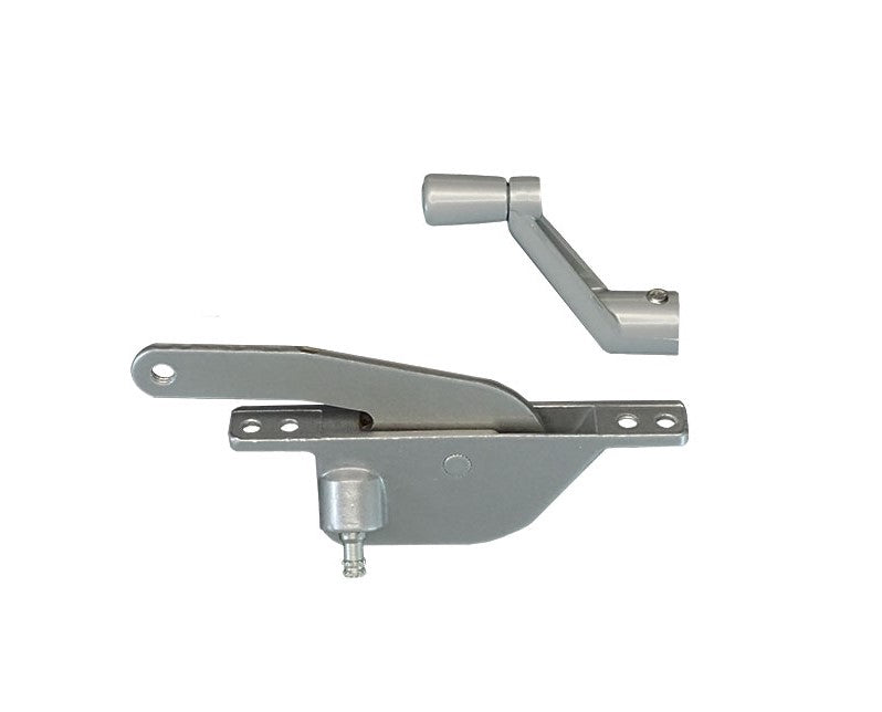 WRS 4-3/4" Left or Right Hand Old Style Pan Am Awning Operator & Handle Set - Aluminum