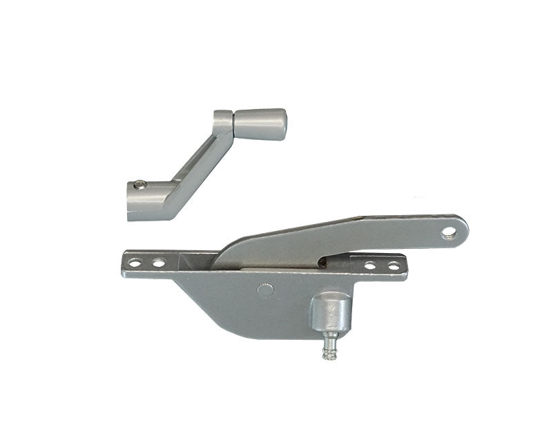 WRS 4-3/4" Left or Right Hand Old Style Pan Am Awning Operator & Handle Set - Aluminum