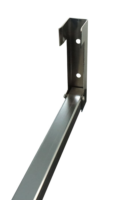 WRS 48" Armor Bar Patio Door Security Lock - Silver, Bronze or White
