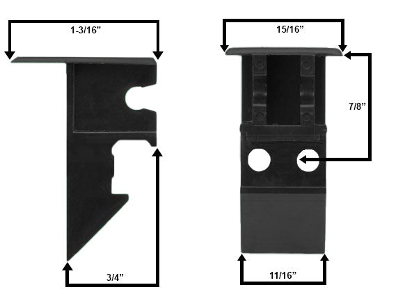WRS 1-11/16" Sash Cam - Black
