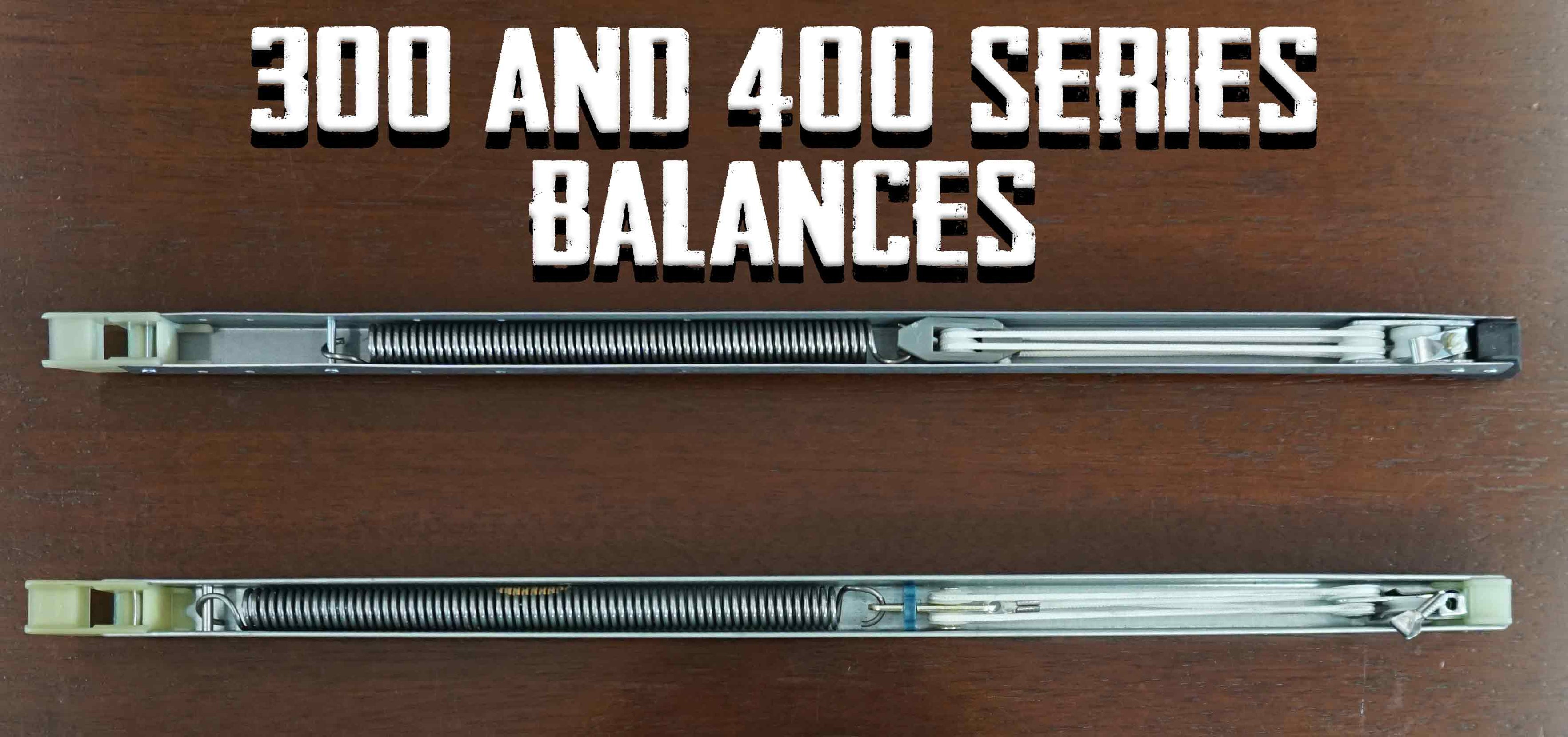 Differences Between 300 and 400 Series Window Balances — Window Hardware Direct