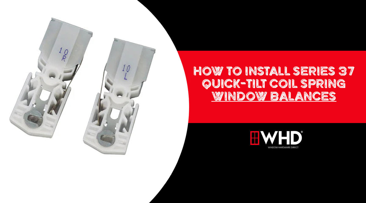 How to Install Series 37 Quick-Tilt Coil Spring Window Balances Step b ...