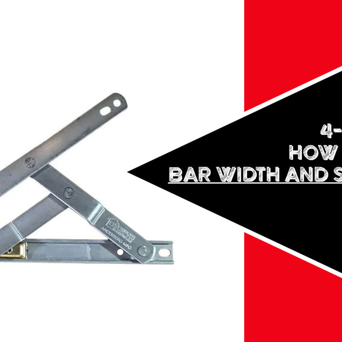 4-Bar Hinges for Windows: How to Measure Bar Width and Stack Height for Optimal Performance