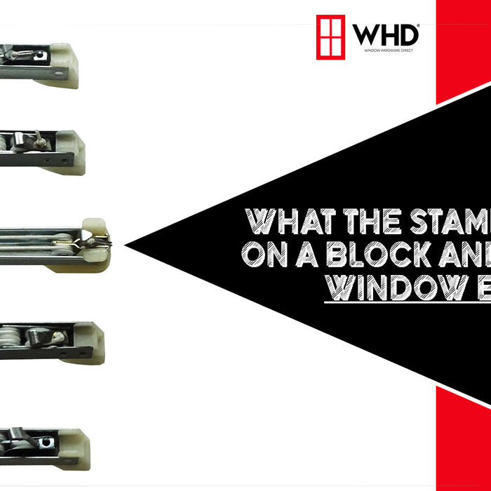 Block & Tackle Window Balances: Understanding the Meaning of Stamps