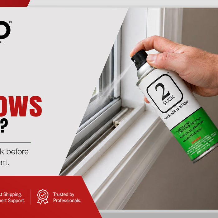 Why Vinyl Windows Stick — and When Lubricant Can Help