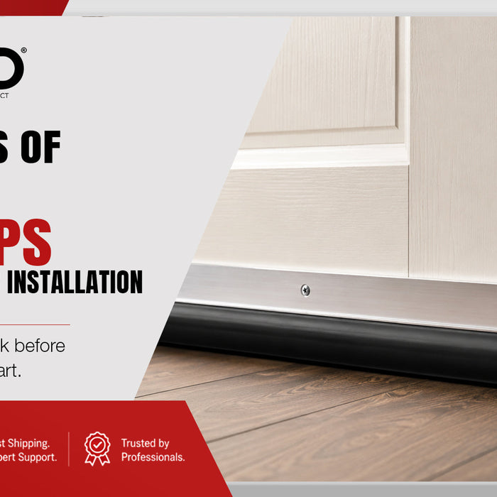 Door Sweeps: Benefits, Types, and Basic Installation Tips