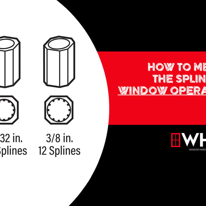 How to Measure the Spline of a Window Operator Handle