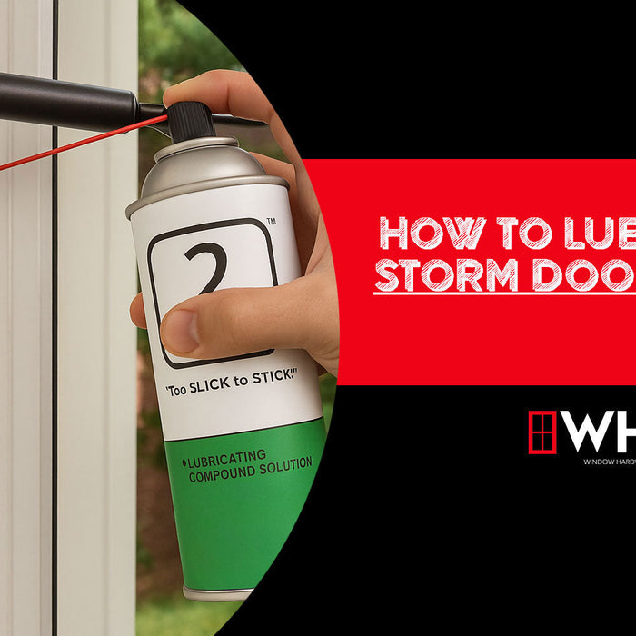How to Lubricate a Storm Door Closer